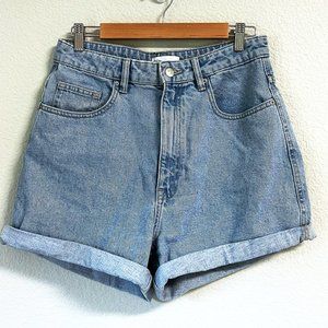 ZARA HIGH WAISTED MOM SHORTS